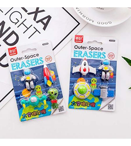 Astronaut Erasers (Set Of 2)