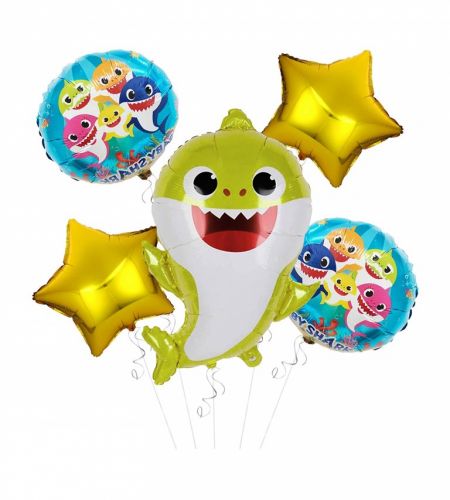 Baby Shark Foil Balloon Set of 5 pcs