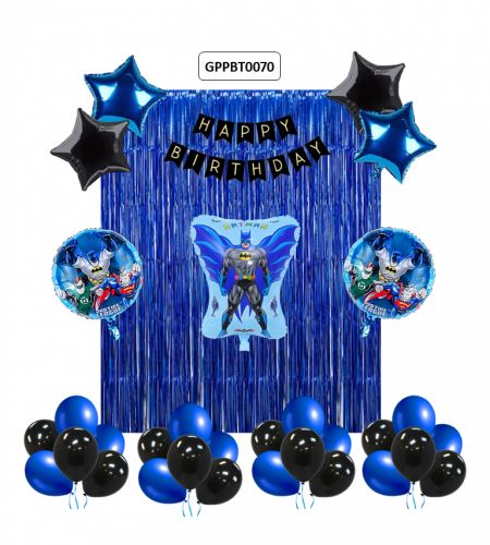 Batman Birthday Theme 60pc Set