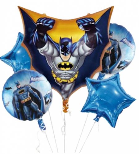 Batman Foil Balloon Set Of 5 Pcs