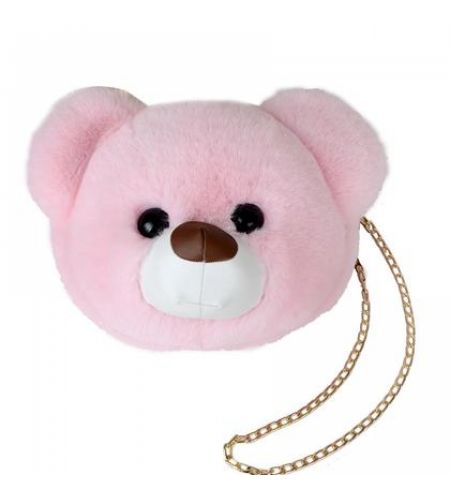 Bear Sling Bag (Light Pink)