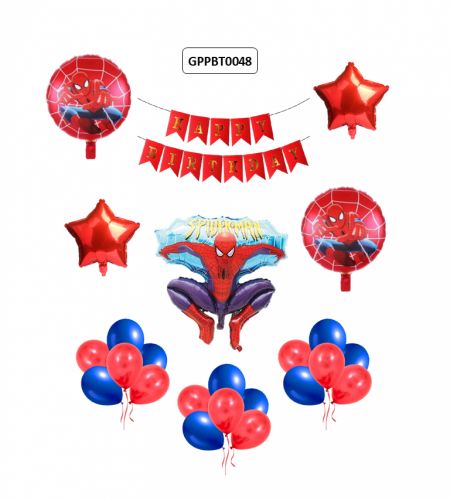 Big Spiderman Birthday Theme 36pc Set