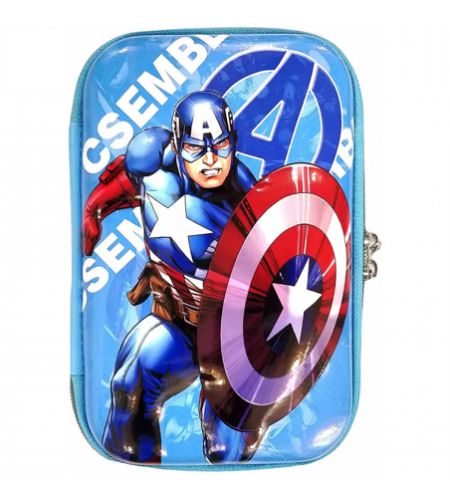 Captain America Large Capacity Hardtop Pencil Case