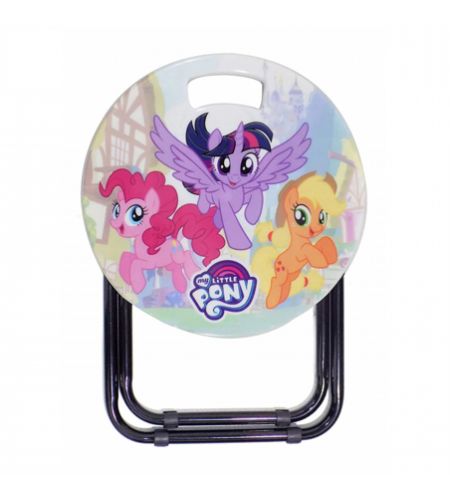 Cartoon Printed Folding Stool Study Table