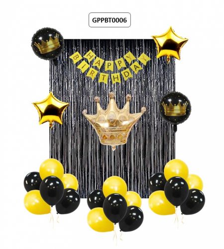 Crown Birthday Theme 38pc Set - GBPT0006