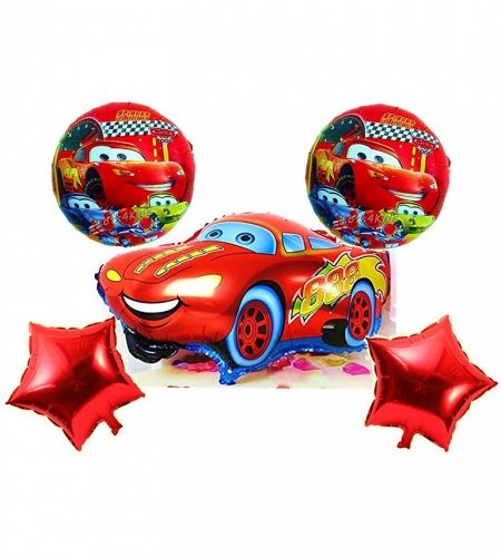 Disney Cars Foil Balloon Set Of 5 Pcs