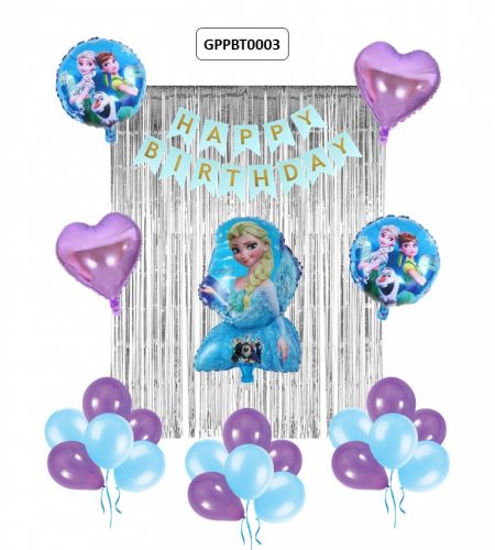 Frozen Birthday Theme 38pc Set - GBPT0003