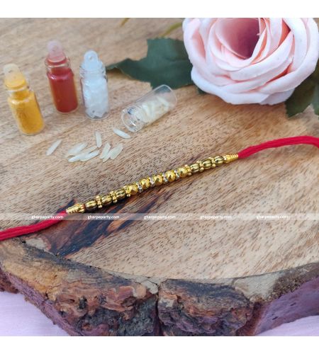 Gold Stone Rakhi