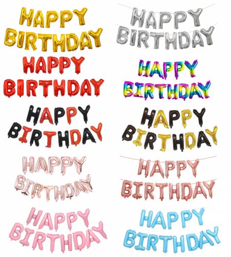 Happy Birthday Foil Balloon