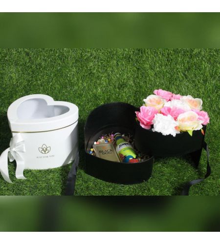 Heart Box 2 Tier Hamper