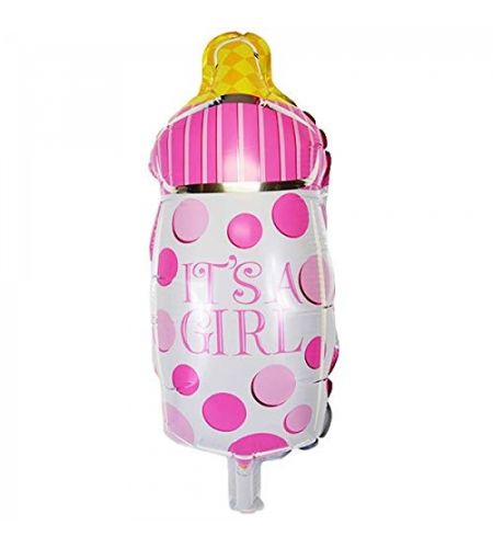 It's a Girl Bottle Foil Balloon