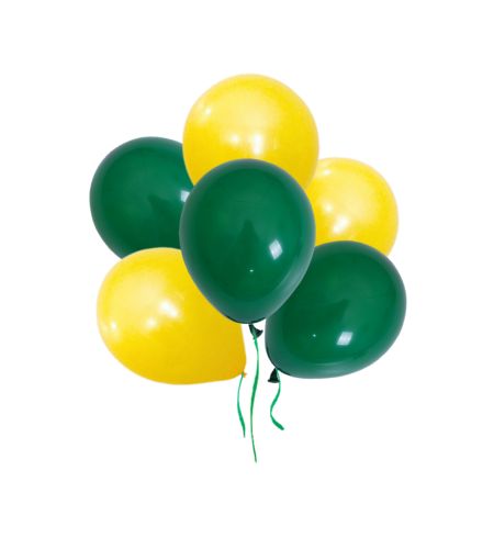 Latex Balloons With Dark Green - 50pc