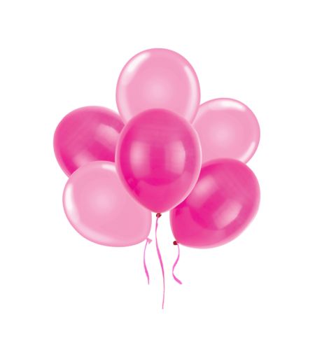 Latex Balloons With Dark Pink - 50pc