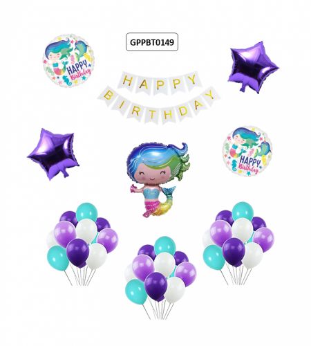 Mermaid Birthday Theme 36pc Set
