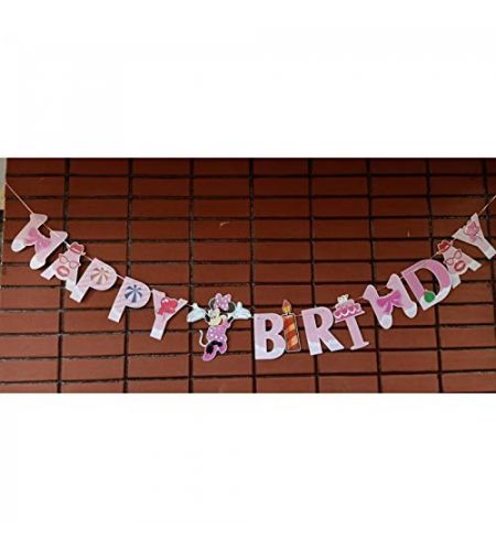Minnie Mouse Happy Birthday Banners