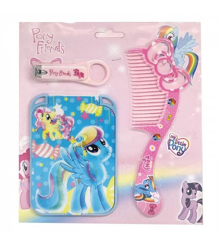 My Little Pony Grooming Set Nail Clipper, Comb and Mirror Set