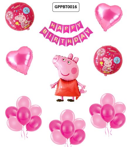 Peppa Pig Birthday Theme 36pc Set - GPPBT0016