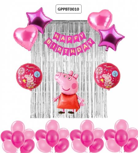 Peppa Pig Birthday Theme 60pc Set - GPPBT0010