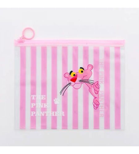 Pink Panther Transparent Pouch - Pack Of 4