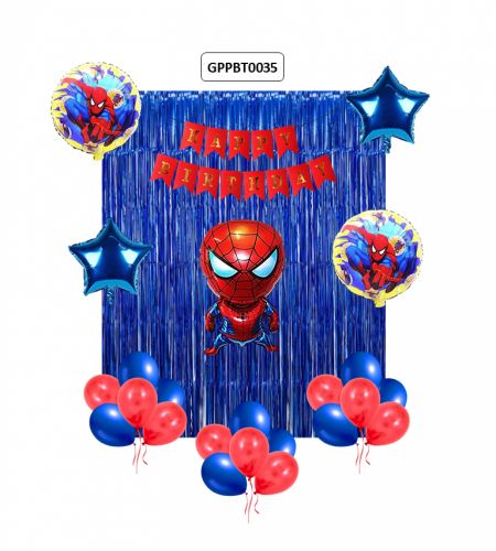 Spiderman Birthday Theme 38pc Set