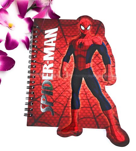 Spiderman Diary with Spiderman Stickers for Boys