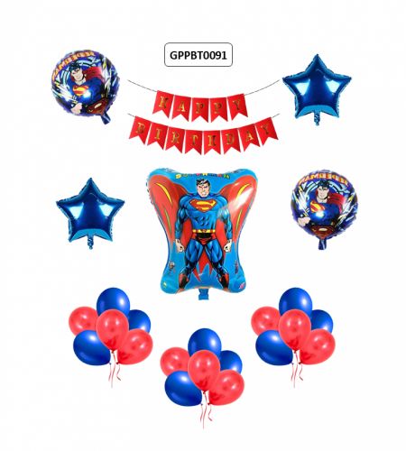 Superman Birthday Theme 36pc Set