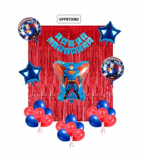 Superman Birthday Theme 38pc Set