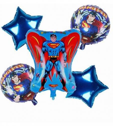Superman Foil Balloon Set Of 5 Pcs