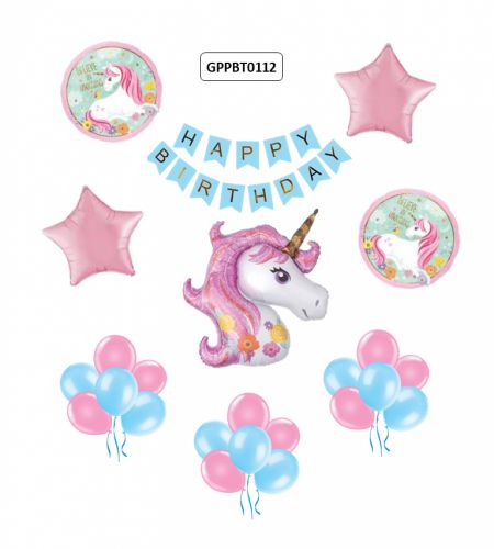 Unicorn Birthday Theme 36pc Set