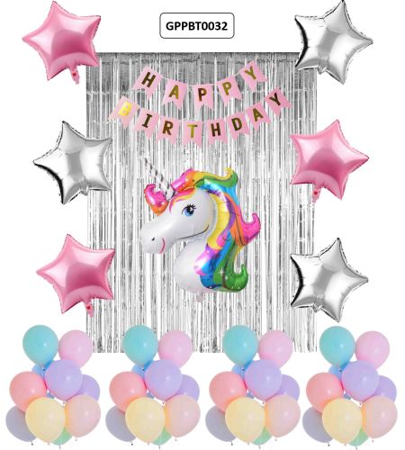 Unicorn Birthday Theme 60pc Set - GPPBT0032