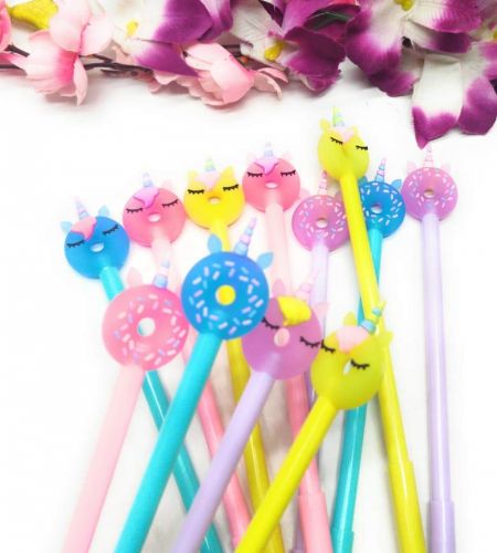 Unicorn Donut Pens ( Pack of 6 )
