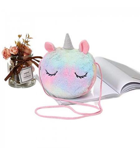 Unicorn Fur sling bag