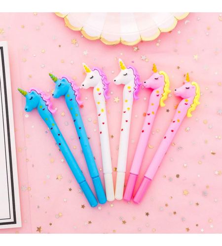 Unicorn Gel Pen (Pack Of 5)