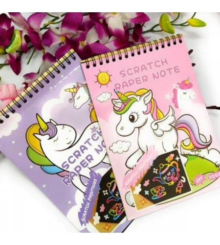 Unicorn Scratch Paper Note